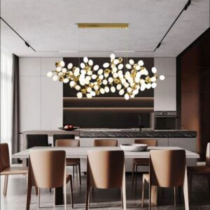Alternative view of Artistic Grape Linear Chandelier